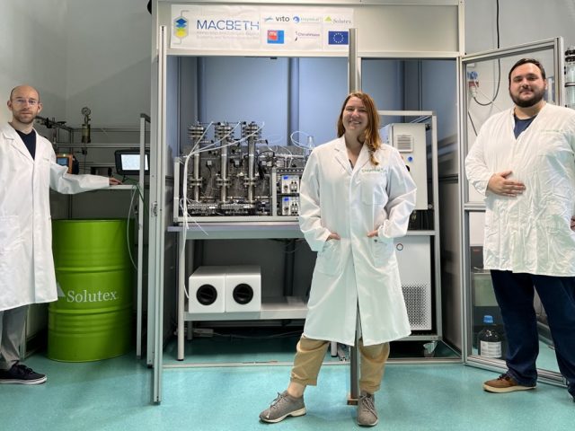 Enzymicals installed a state-of-the-art enzymatic flow reactor